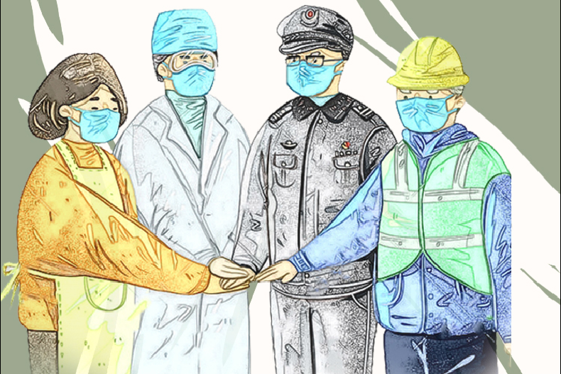 手繪長圖|甘肅戰(zhàn)“疫”故事，“硬核”之下的溫情