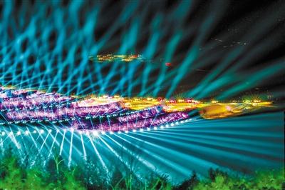 蘭山每晚都有炫酷燈光秀 你想看嗎？