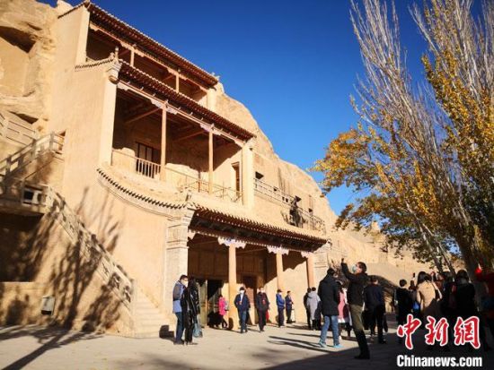 圖為敦煌莫高窟藏經(jīng)洞。(資料圖) 馮志軍 攝