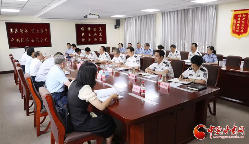 甘肅第二批政法隊伍教育整頓省級第二駐點指導組進駐省司法廳開展調研督導