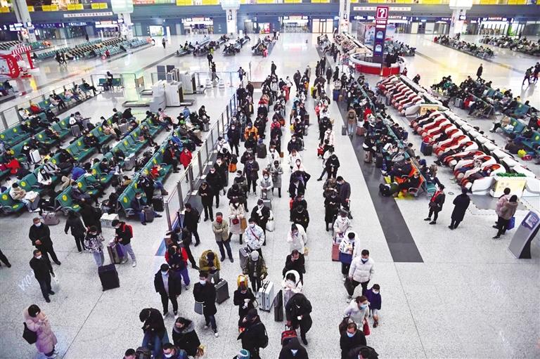 春運(yùn)以來(lái) 蘭州車(chē)站全站累計(jì)發(fā)送旅客218.6萬(wàn)人次