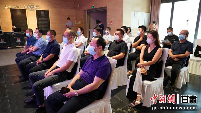 親子音樂舞臺劇《敦煌奇妙夜》全國巡演新聞發(fā)布會現場。