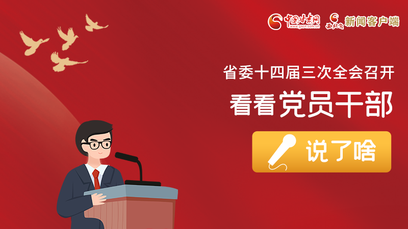 圖解|事關(guān)甘肅省委十四屆三次全會，黨員干部這么說！