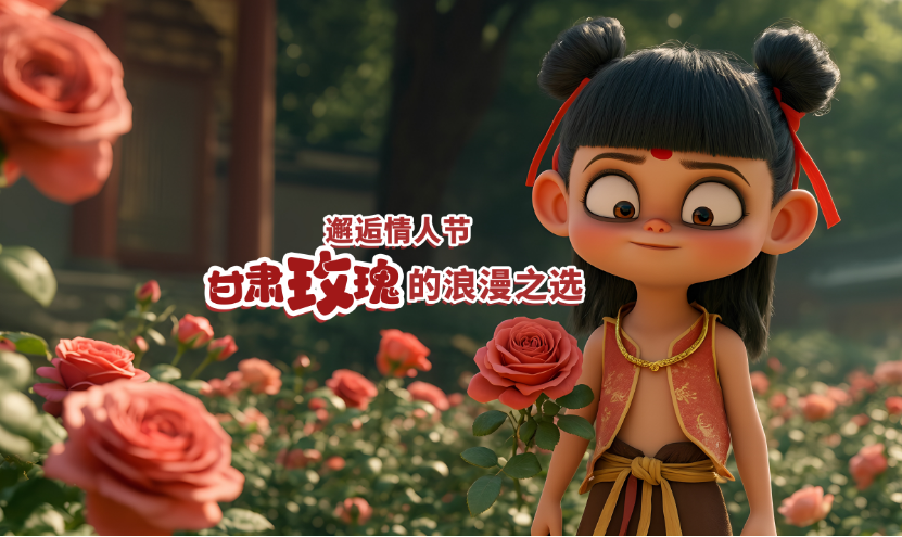 AI視頻 | 邂逅情人節(jié)，甘肅玫瑰的浪漫之選