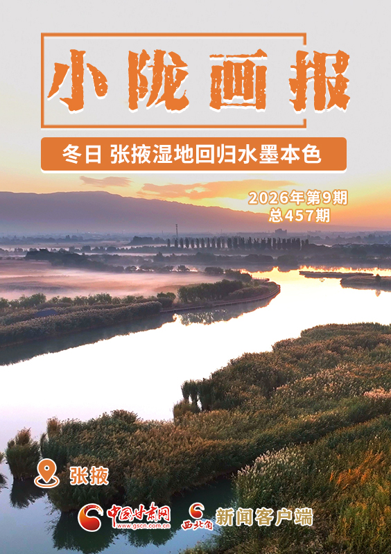 【小隴畫(huà)報(bào)·457期】冬日，張掖濕地回歸水墨本色 